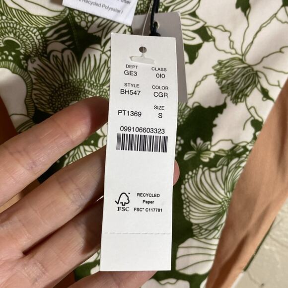 J. Crew High-rise cheeky bikini bottom in Liberty® Linear fabric. NWT. - Picture 7 of 8